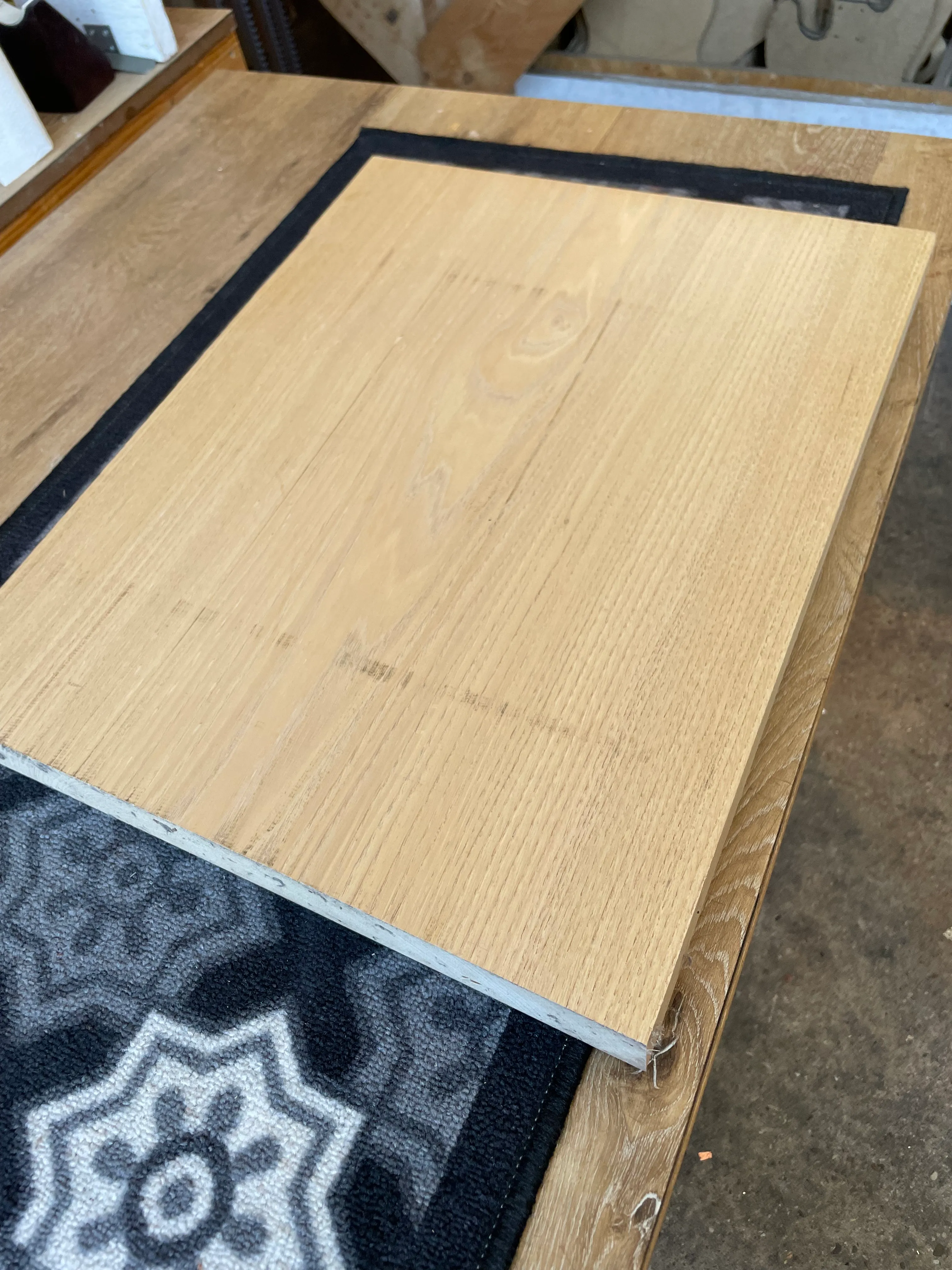 A big block of sustainable European chestnut. It’ll be my guitar body.